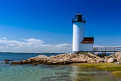 Annisquam Harbor Lighthouse in Massachusetts